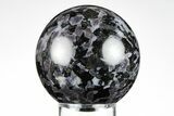 Polished, Indigo Gabbro Sphere - Madagascar #196129-1